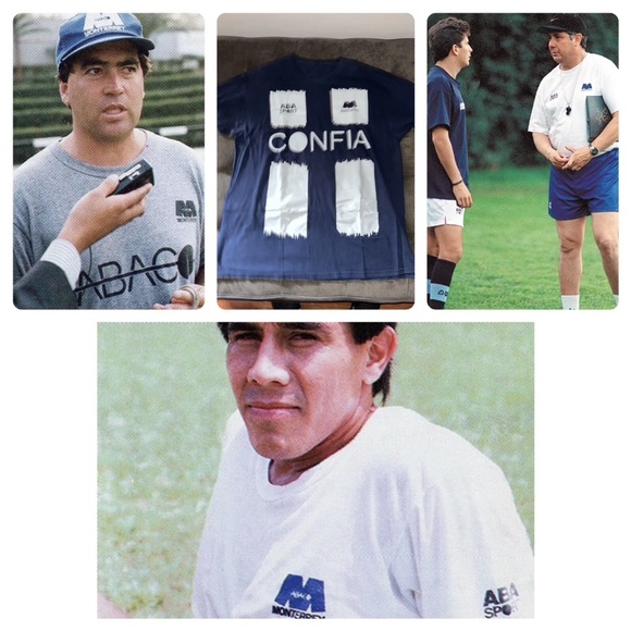ABA SPORT RAYADOS MONTERREY MEXICO CONFIA 96/97 SOCCER TRAINING SHIRT L - Picture 1 of 10